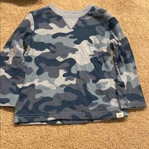 GAP 2T blue army shirt.